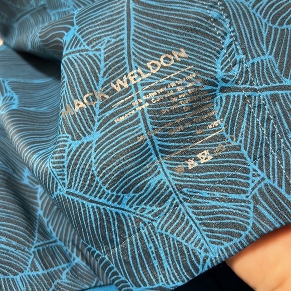 Mack Weldon Navy and Teal Swim Trunk size XL - Picture 8 of 8